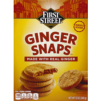 First Street Ginger Snaps, 12 Ounce
