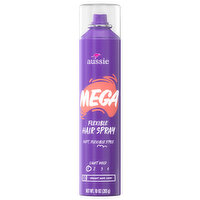 Aussie Hair Spray, Flexible, Light Hold, 10 Ounce