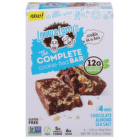 Lenny & Larry's The Complete Cookie-Fied Bar, Chocolate Almond Sea Salt, 4 Each