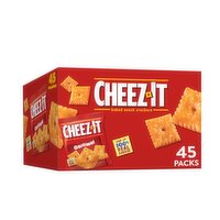 Cheez-It Cheese Crackers, Original, Single Serve, 45 Each