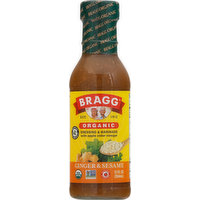 Bragg Dressing & Marinade, Organic, Ginger & Sesame, 12 Ounce