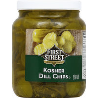 First Street Dill Chips, Kosher, 64 Ounce