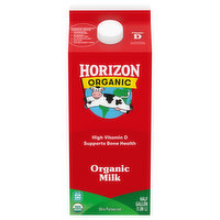 Horizon Organic Milk, Organic, 0.5 Gallon