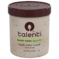 Talenti Gelato, Dairy-Free, Double Cookie Crunch, 16 Ounce