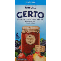 Certo Fruit Pectin, Premium, Liquid, 6 Ounce