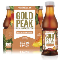 Gold Peak  Peach Flavored Iced Tea Drink, 6 Each
