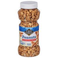 First Street Peanuts, Dry Roasted & Salted, 16 Ounce