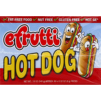 Efrutti Gummy Candy, Hot Dog, 60 Ounce