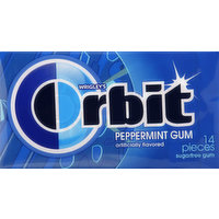 Orbit Gum, Sugarfree, Peppermint, 14 Each