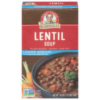 Dr. McDougall's Soup, Lower Sodium, Lentil, 18 Ounce