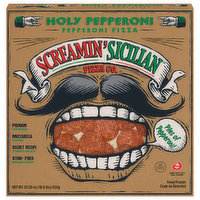 Screamin' Sicilian Pizza Co. Pizza, Holy Pepperoni, 22.3 Ounce