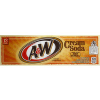 A&W Cream Soda, 12 Pack, 12 Each