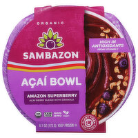 Sambazon Acai Bowl, Organic, Amazon Superberry, 6.1 Ounce