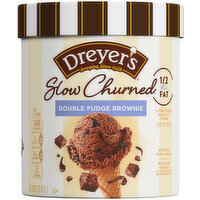 Dreyer's Ice Cream, Double Fudge Brownie, Light, 1.5 Quart