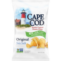 Cape Cod Potato Chips, Kettle Cooked, Original, 8 Ounce
