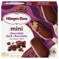 Haagen-Dazs Haagen-Dazs Chocolate Dark Chocolate Mini Bars, 6ct, 6 Each