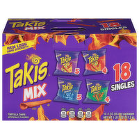 Takis Tortilla Chips, Mix, 18 Each
