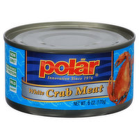 Polar Crab Meat, White, 6 Ounce