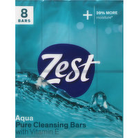 Zest Pure Cleansing Bars, Aqua, 8 Each