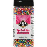 First Street Sprinkles, Rainbow Jimmies, 11 Ounce