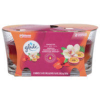 Glade Candles, Vanilla Passion Fruit + Hawaiian Breeze, 2 Value Pack, 2 Each