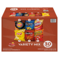 Frito Lay Snacks, Variety Mix, Variety Packs, 30 Each