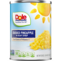 Dole Pineapple, Crushed, 20 Ounce