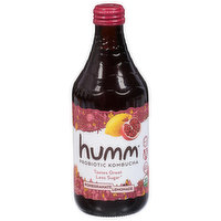 Humm Kombucha, Probiotic, Pomegranate Lemonade, 14 Ounce