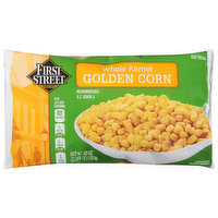 First Street Golden Corn, Whole Kernel, 40 Ounce