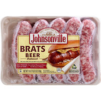 Johnsonville Bratwurst, Beer, 19 Ounce