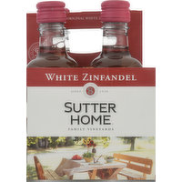 Sutter Home White Zinfandel, 4 Each
