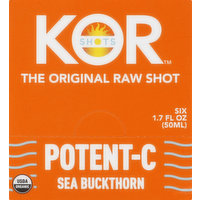 Kor Shots Sea Buckthorn, Potent-C, 6 Each