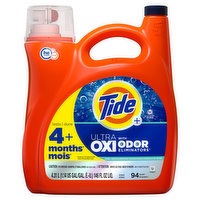 Tide Ultra OXI with Odor Eliminators Liquid Laundry Detergent, 146 oz, 146 Ounce