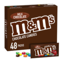 M & M, M&M'S Milk Chocolate Candy, Full Size Bulk Fundraising Candy, 1.69 oz, 48 Each