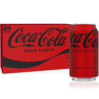 Coca-Cola Zero Sugar  Diet Soda Soft Drink, 24 Each