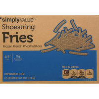 Simply Value Fries, Shoestring, 6 Each