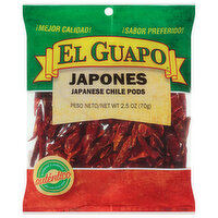 El Guapo Whole Japanese Chili Peppers (Chile Japones Entero), 2.5 Ounce