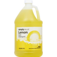 Simply Value Dish Detergent, Lemon, 1 Gallon