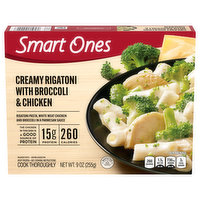 Smart Ones Creamy Rigatoni, with Broccoli & Chicken, 9 Ounce