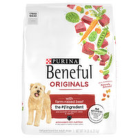 Beneful Food for Dogs, with Farm-Raised Beef, Originals, Adult, 14 Pound