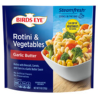 Birds Eye Rotini & Vegetables, Garlic Butter, 11 Ounce