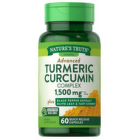 Nature's Truth Turmeric Curcumin Complex, Advanced, 1500 mg, Quick Release Capsules, 60 Each