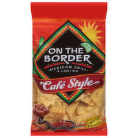 On the Border Tortilla Chips, Cafe Style, 11 Ounce