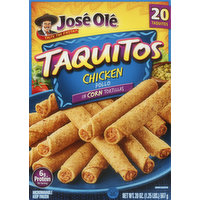 Jose Ole Taquitos, in Corn Tortillas, Chicken, 20 Each