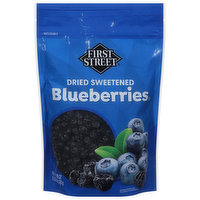 First Street Blueberries, Dried, Sweetened, 18 Ounce