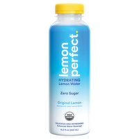 Lemon Perfect Lemon Water, Zero Sugar, Original Lemon, Hydrating, 15.2 Fluid ounce