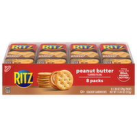 Ritz Cracker Sandwiches, Peanut Butter, 8 Packs, 8 Each