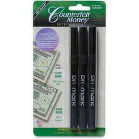 Counterfeit Detector Pen, 3 Each