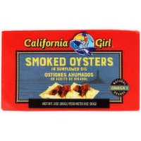 California Girl Smoked Oysters, 3 Ounce