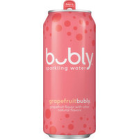 bubly Sparkling Water, Grapefruit, 16 Ounce